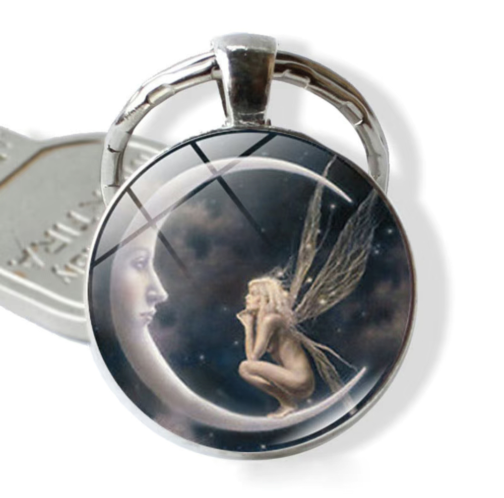 3/$25 Moon Fairy Celestial Keychain NEW